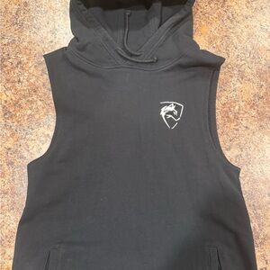 Alphalete Black Hooded Tank Top